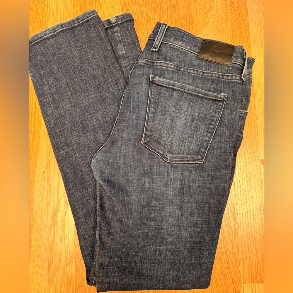 Men's Blue Straight-Leg Jeans